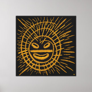 The Sun as El Sol de Jayuya Canvas Print
