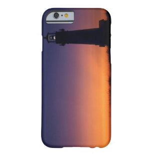 The sun ball drops down on the colourful horizon barely there iPhone 6 case