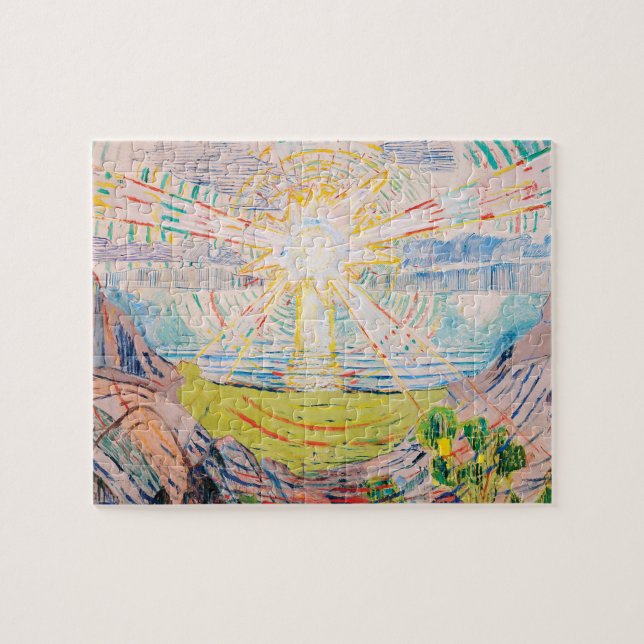 The Sun by Edvard Munch Jigsaw Puzzle (Horizontal)