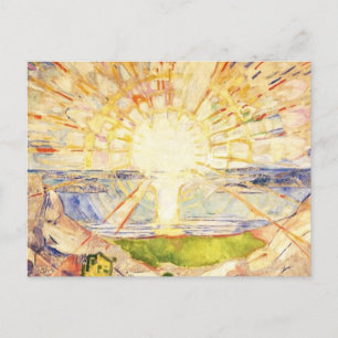 The Sun By Edvard Munch Postcard