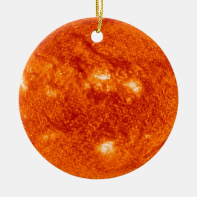 The Sun Ceramic Tree Decoration (Front)