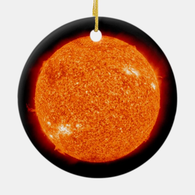 The Sun Ceramic Tree Decoration (Back)
