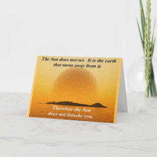 The Sun Greeting Card