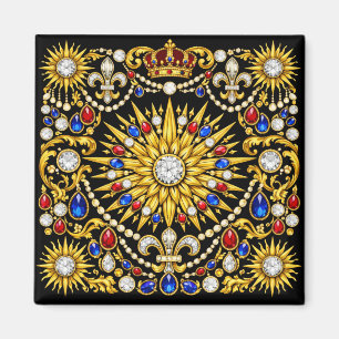 The Sun King Versailles Palace jewels inspired Magnet