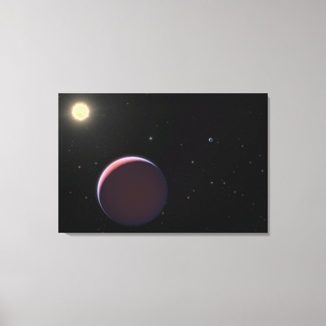 The Sun-Like Star Kepler 51 & Three Giant Planets. Canvas Print (Front)