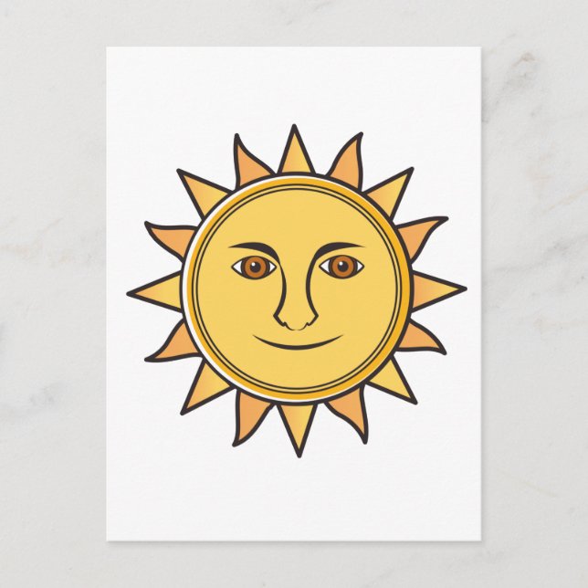 The Sun Postcard (Front)