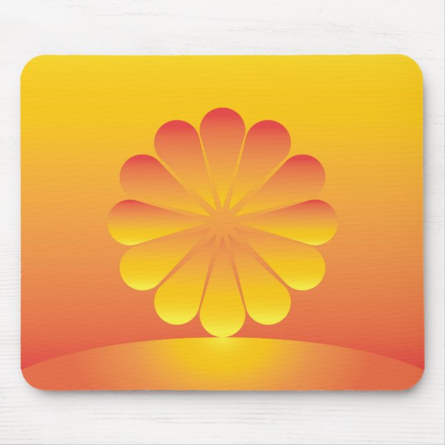the sun rises mouse mat (Front)