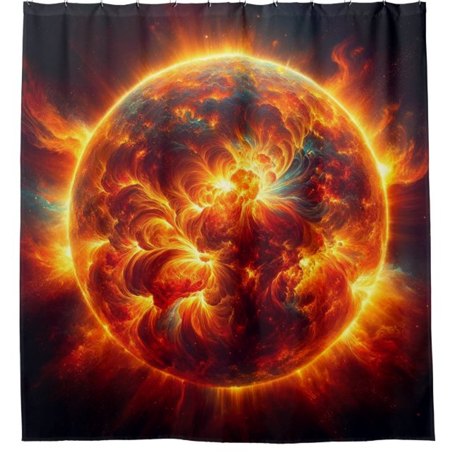 The Sun Shower Curtain (Front)