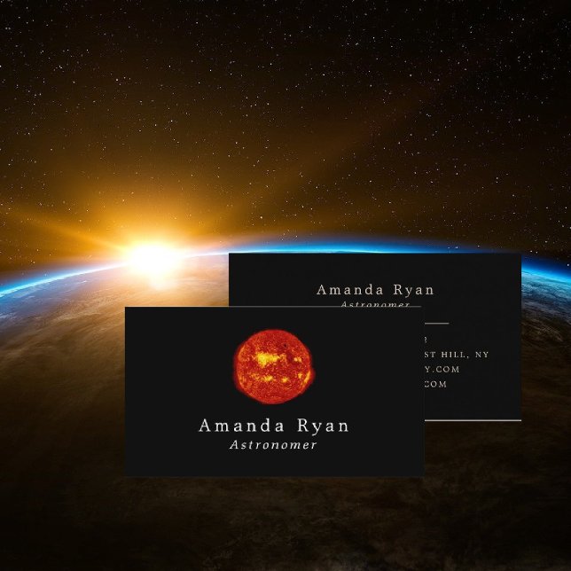 The Sun, Star, Astronomy Business Card (Creator Uploaded)