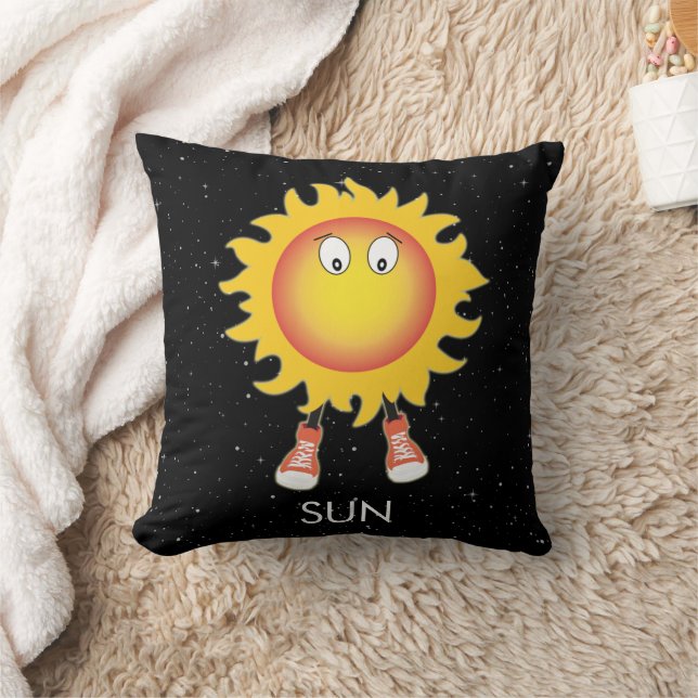 The Sun & Stars in Space Cushion (Blanket)