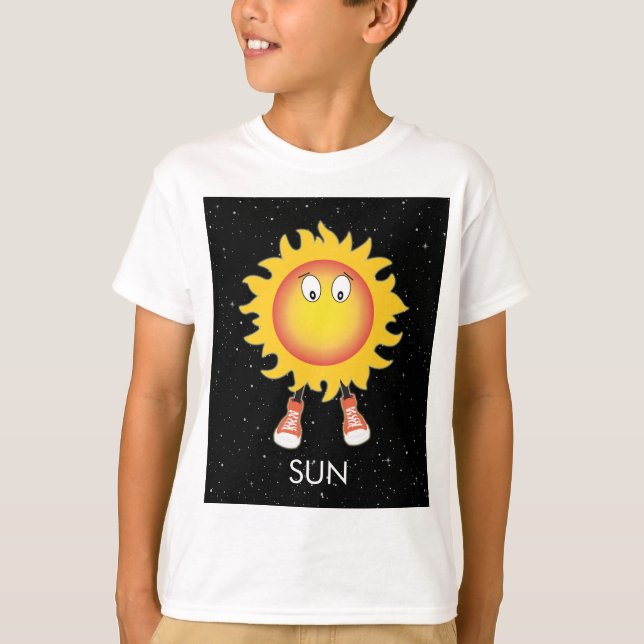 The Sun & Stars in Space T-Shirt (Front)
