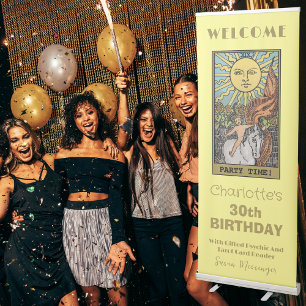 The Sun Tarot Card 30th Birthday Welcome Sign