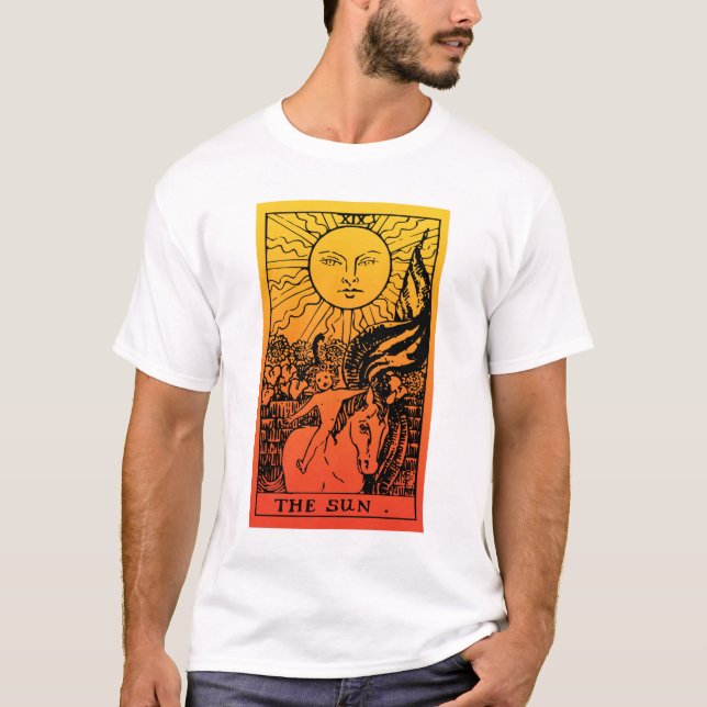 The Sun Tarot Gradient T-Shirt (Front)