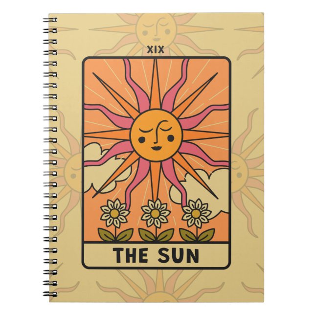 The Sun - Tarot Notebook (Front)