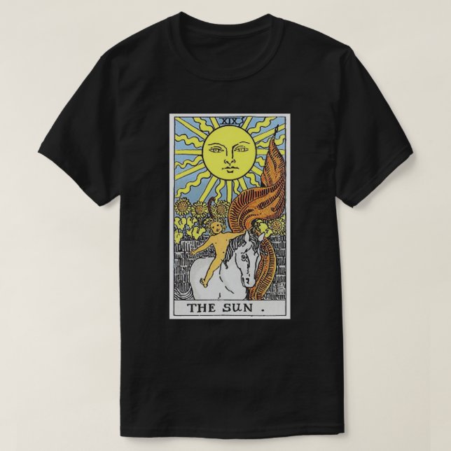 The Sun Tarot  T-Shirt (Design Front)