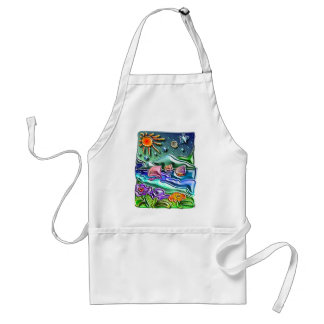 the Sun the moon and the stars 1 Standard Apron