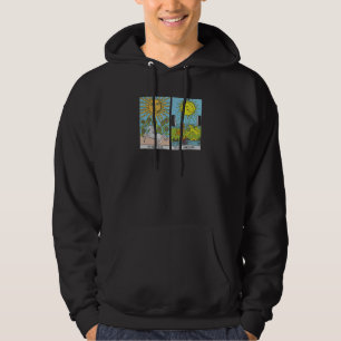 The Sun The Moon Tarot Cards Horse And Dog Wolf Hoodie