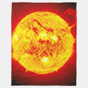 The SUN TO KEEP YOU WARM Fleece Blanket