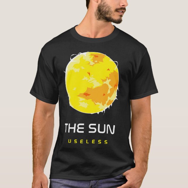 The Sun - Useless. Space T-Shirt (Front)