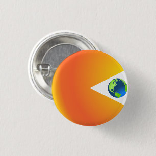 The Sun Will Swallow the Earth 3 Cm Round Badge