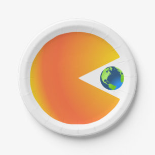 The Sun Will Swallow the Earth  Paper Plate