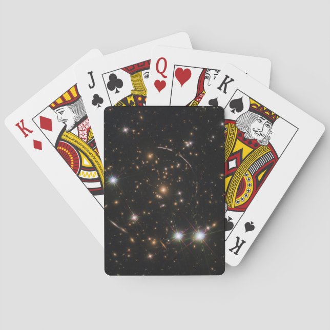 The Sunburst Arc In A Massive Galaxy Cluster Playing Cards (Back)