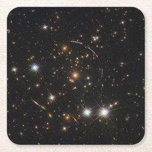 The Sunburst Arc In A Massive Galaxy Cluster Square Paper Coaster