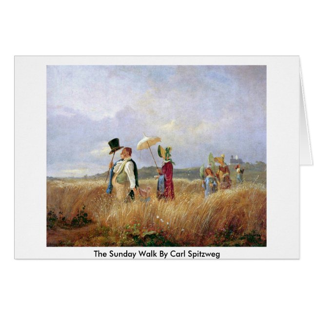 The Sunday Walk By Carl Spitzweg (Front Horizontal)