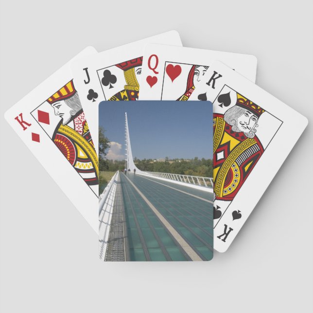 The Sundial Bridge at Turtle Bay Playing Cards (Back)