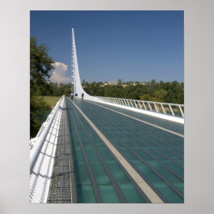 The Sundial Bridge at Turtle Bay Poster