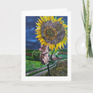 The Sunflower Summit Painting by Alfred Fox Card