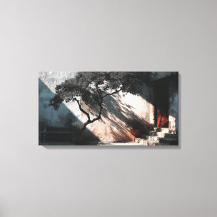 The sunlight moment Stretched Canvas Print