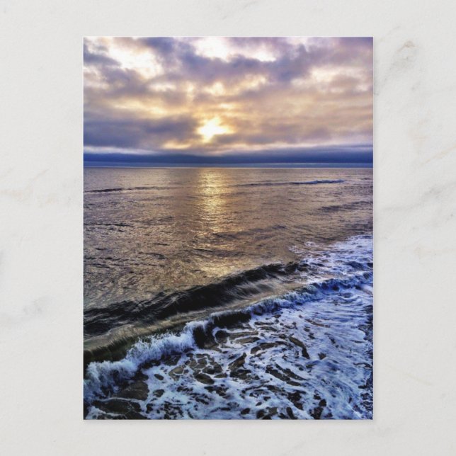 The sunrise on the obx of North Carolina coast Postcard (Front)