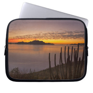 The sunrise over Isla Danzante in the Gulf of 2 Laptop Sleeve