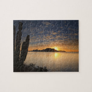 The sunrise over Isla Danzante in the Gulf of Jigsaw Puzzle