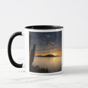 The sunrise over Isla Danzante in the Gulf of Mug