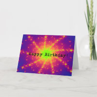 The Sun's Rays, Abstract Digital Art, Birthday