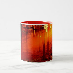 The sunset 325 ml Custom two-tone color Coffee Mug
