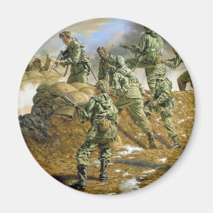 The Sunshine Division in Korea by Rick Reeves Magnet