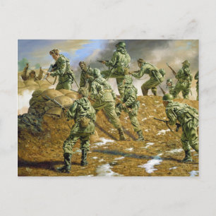 The Sunshine Division in Korea by Rick Reeves Postcard