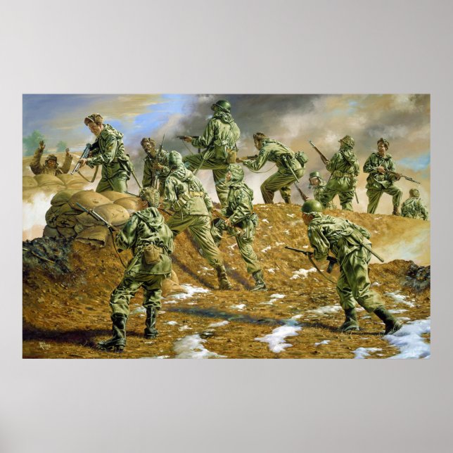 The Sunshine Division in Korea by Rick Reeves Poster (Front)