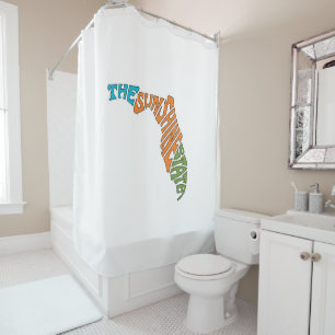The Sunshine State - Florida Shower Curtain