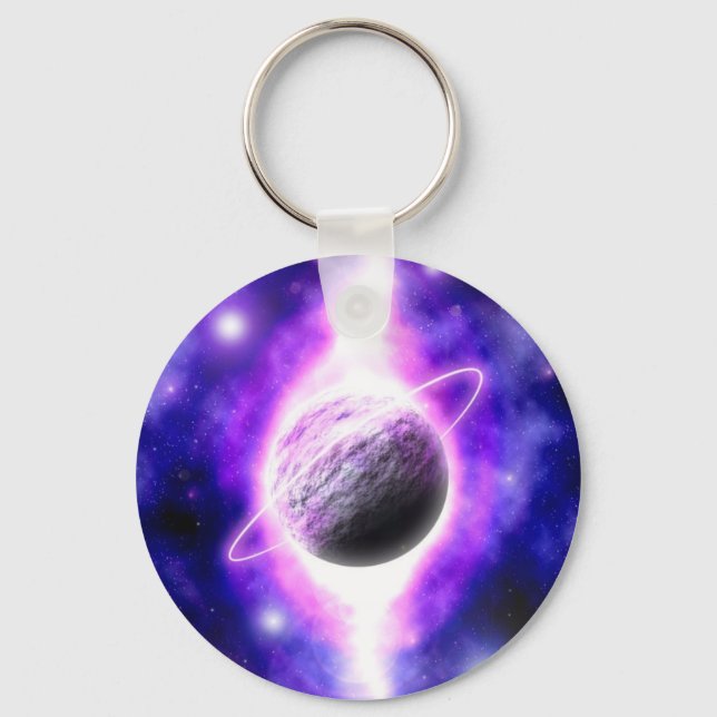 "The Superimposed Genesis of a Planet" Keychain (Front)