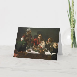The Supper at Emmal, 1601 2 Card
