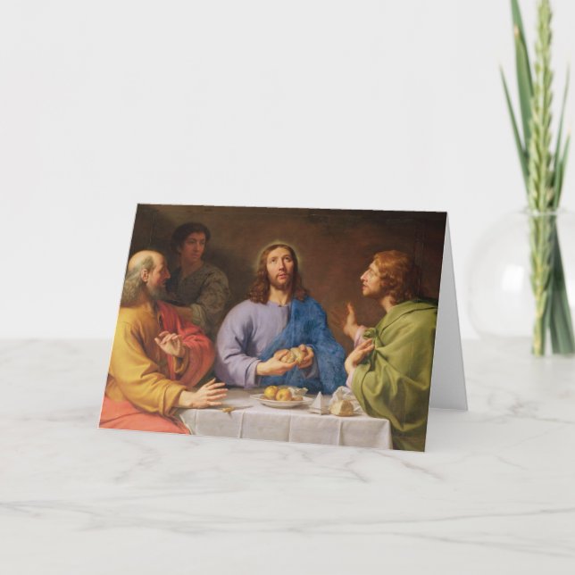 The Supper at Emmal Card (Front)