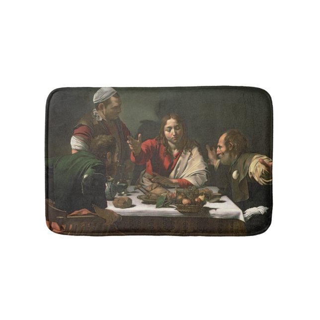 The Supper at Emmaus, 1601 Bath Mat (Front)