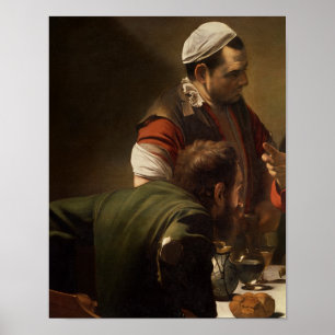 The Supper at Emmaus, 1601 Poster
