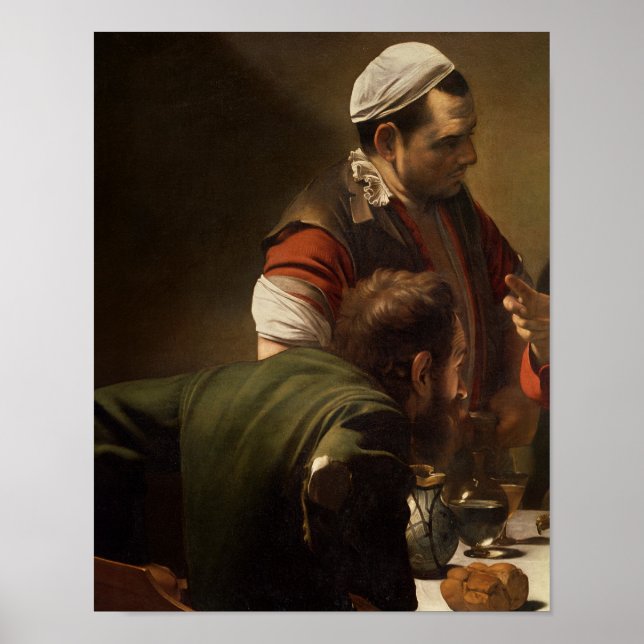 The Supper at Emmaus, 1601 Poster (Front)
