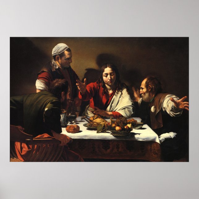 The Supper At Emmaus Poster (Front)