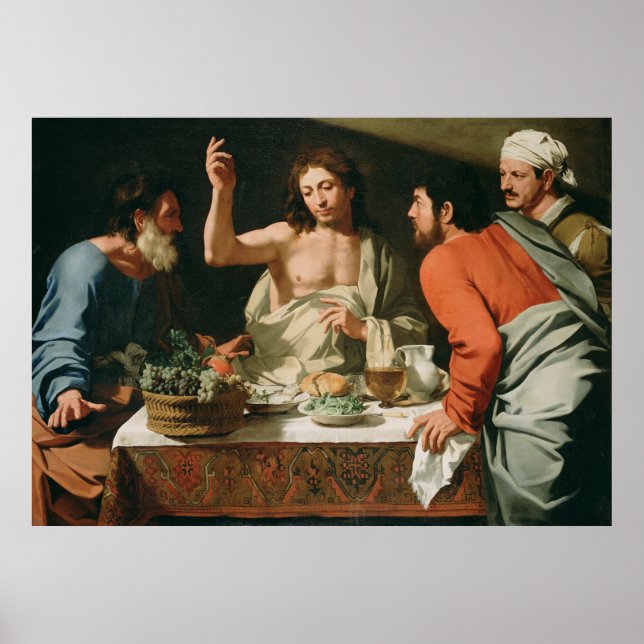 The Supper at Emmaus Poster (Front)